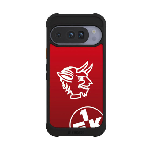 Google Pixel 10 Pro NIVOmax Teufelskopf FCK auf Rot