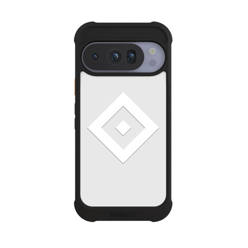 Google Pixel 10 Pro NIVOmax Rauten Logo auf HSV Grau