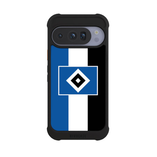 Google Pixel 10 Pro NIVOmax HSV Streifen - Blau-Weiß-Schwarz