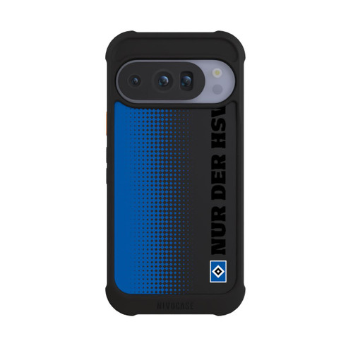 Google Pixel 10 Pro NIVOmax Nur der HSV - Rautenraster Blau - ohne Hintergrund