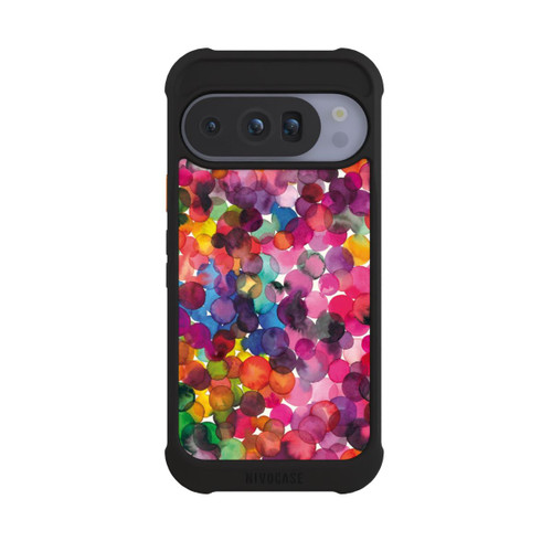 Google Pixel 10 Pro NIVOmax Überlappende Aquarellpunkte