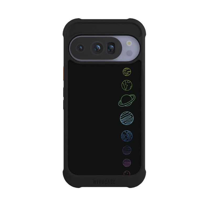 Pixel 10 Pro NIVOmax Planètes colorées