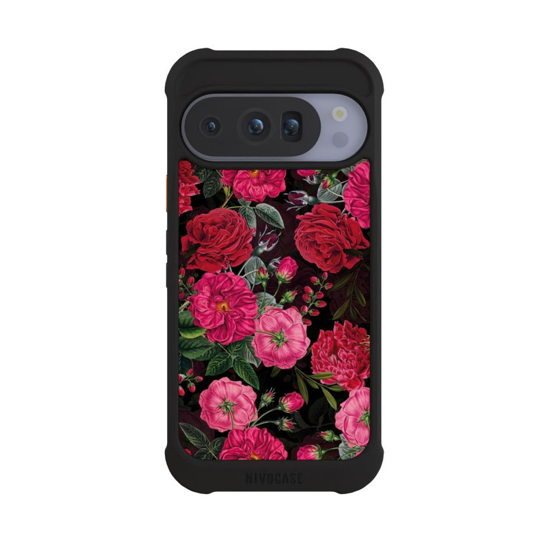 Pixel 10 Pro NIVOmax Fleurs Roses et Rouges