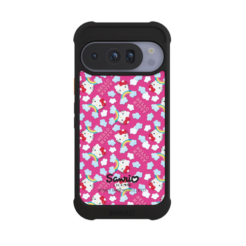 Google Pixel 10 Pro NIVOmax Hello Kitty Regenbogenmuster