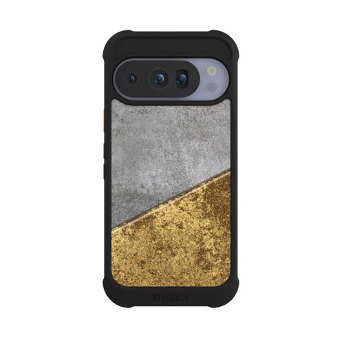 Google Pixel 10 Pro NIVOmax Aspect béton et or