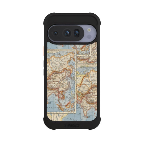 Google Pixel 10 Pro NIVOmax Carte du monde vintage