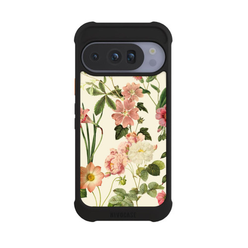 Google Pixel 10 Pro NIVOmax Fleurs sauvages sur jaune clair