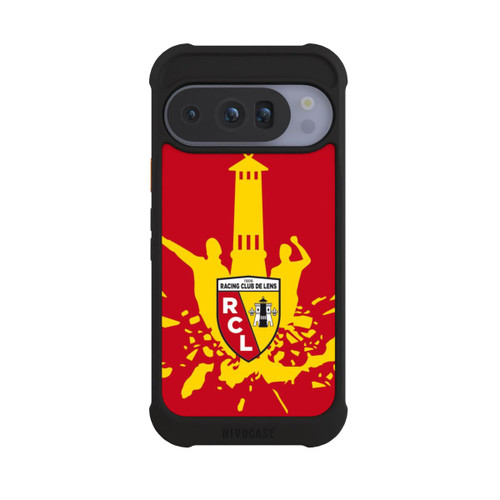 Google Pixel 10 Pro NIVOmax RC Lens Tour jaune sur rouge