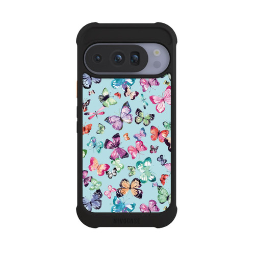 Google Pixel 10 Pro NIVOmax Schmetterlinge rosa orange blau