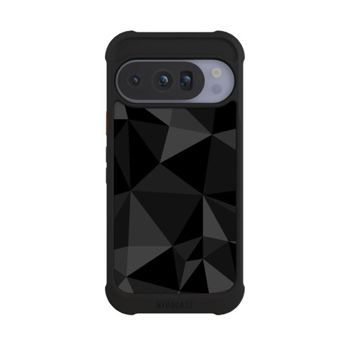 Google Pixel 10 Pro NIVOmax Polygonmuster schwarz