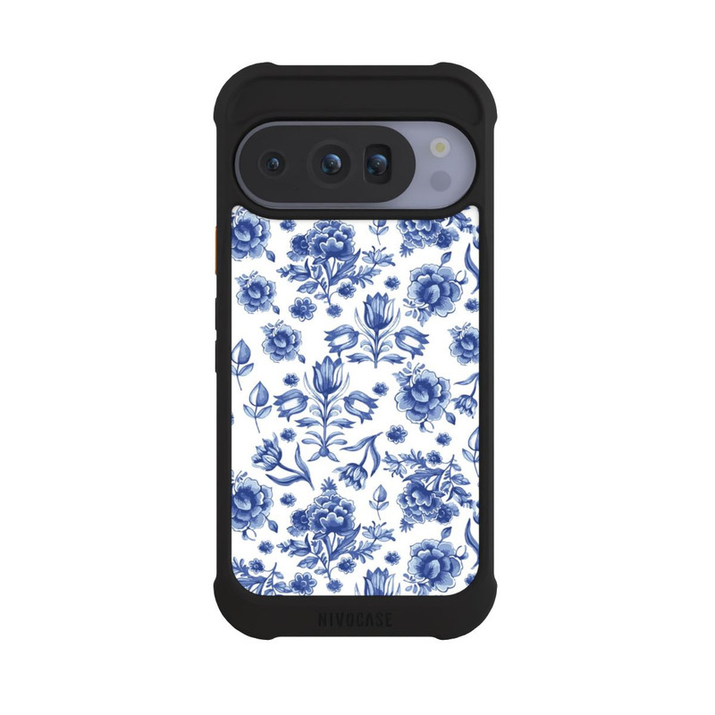 Pixel 10 Pro NIVOmax Blue Flower Pattern - Delft (NL)
