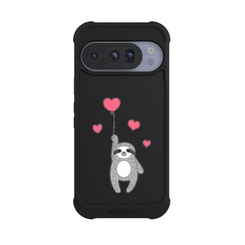 Google Pixel 10 Pro NIVOmax Love Sloth Transparent