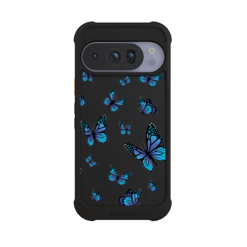 Google Pixel 10 Pro NIVOmax Schmetterlingmuster Transparent