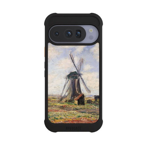 Google Pixel 10 Pro NIVOmax Tulpenfelder mit der Rijnsburger Windmühle von Claude Monet