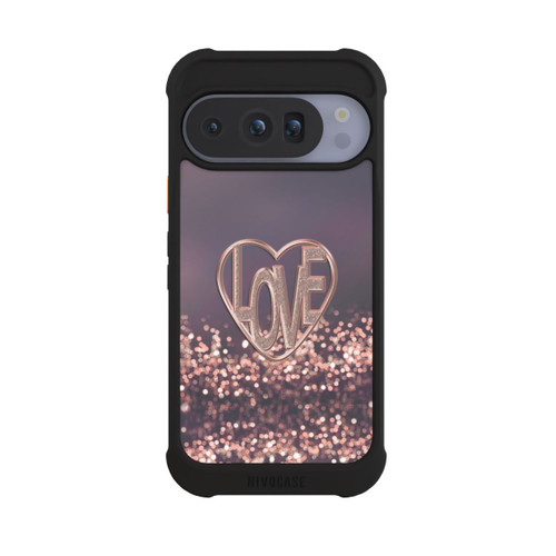 Google Pixel 10 Pro NIVOmax LOVE Glitzerrosa