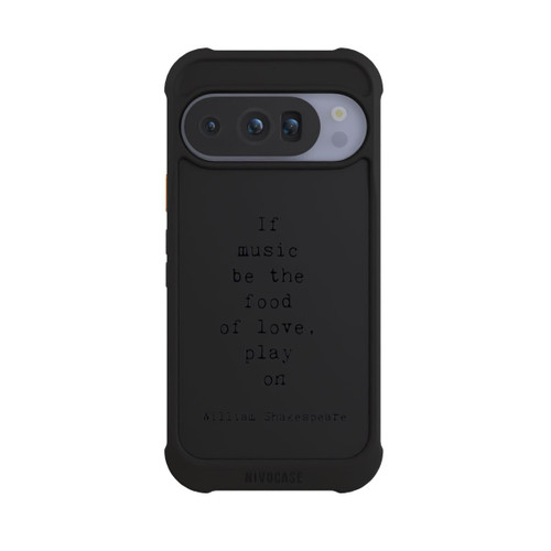 Google Pixel 10 Pro NIVOmax Shakespeare Music Food Transparent