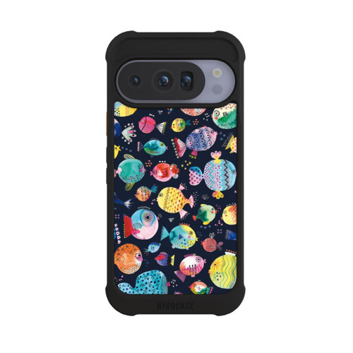 Google Pixel 10 Pro NIVOmax Strandkugelfische Kinder Marineblau