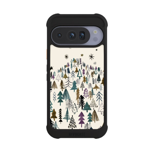 Google Pixel 10 Pro NIVOmax Bergbäume Wald Lila