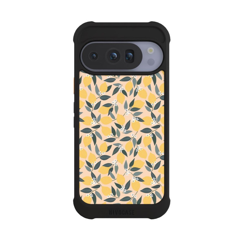 Pixel 10 Pro NIVOmax Motif rose citron