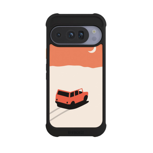Google Pixel 10 Pro NIVOmax Auto in der Wüste