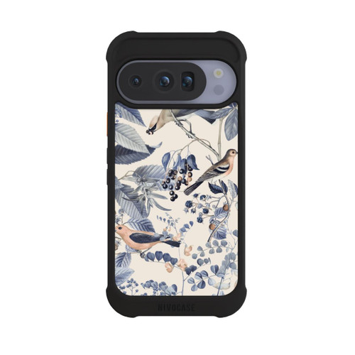 Google Pixel 10 Pro NIVOmax Vögel und Beeren in Beige