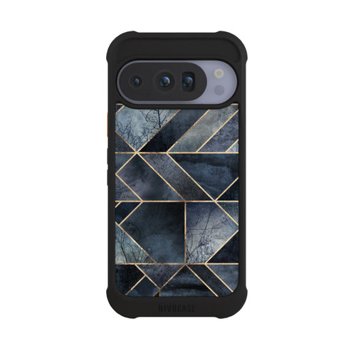 Google Pixel 10 Pro NIVOmax Abstraktes Natur-Dunkelblau