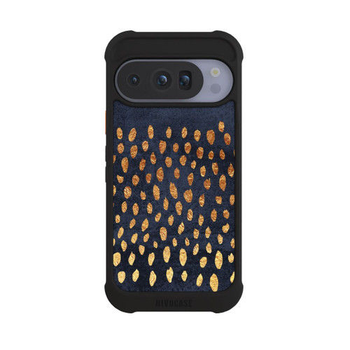 Google Pixel 10 Pro NIVOmax Muster Gold und Marine