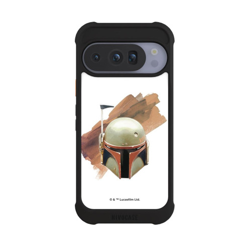 Google Pixel 10 Pro NIVOmax Boba Fett Helm Weiß