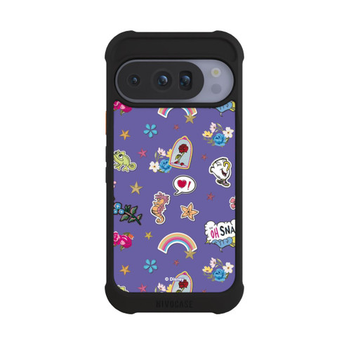 Google Pixel 10 Pro NIVOmax Princess Pattern Purple Disney Princess
