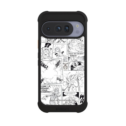 Google Pixel 10 Pro NIVOmax BD Astérix Blanc &amp; Noir