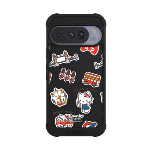 Google Pixel 10 Pro NIVOmax Hello Kitty Londoner Abzeichen Transparent