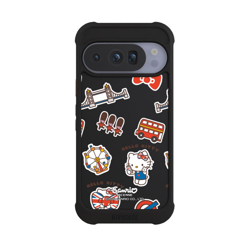 Pixel 10 Pro NIVOmax Hello Kitty Londoner Abzeichen Transparent