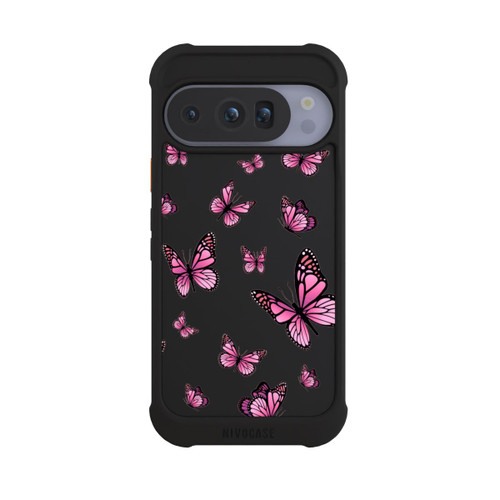 Google Pixel 10 Pro NIVOmax Schmetterlinge pink