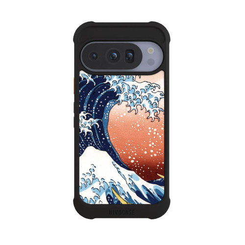 Google Pixel 10 Pro NIVOmax La Grande Vague de Kanagawa Rouge