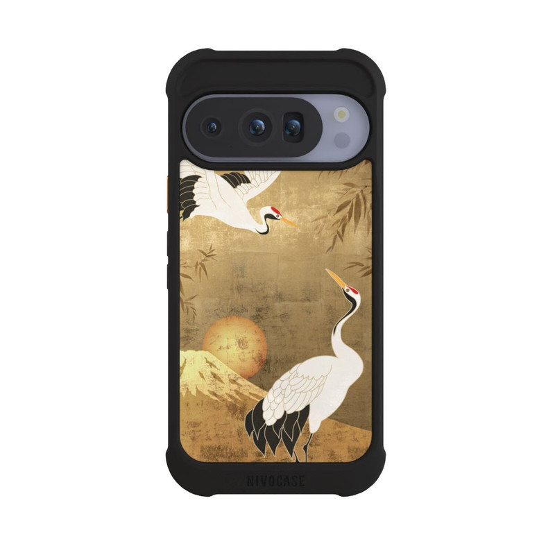 Pixel 10 Pro NIVOmax Kraniche Gold Japan 1