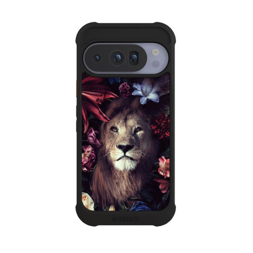 Google Pixel 10 Pro NIVOmax Löwe Blumenrahmen