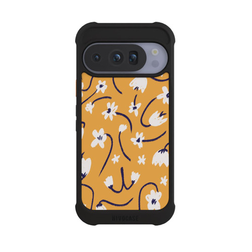 Google Pixel 10 Pro NIVOmax Pattern Petites Fleurs Jaunes