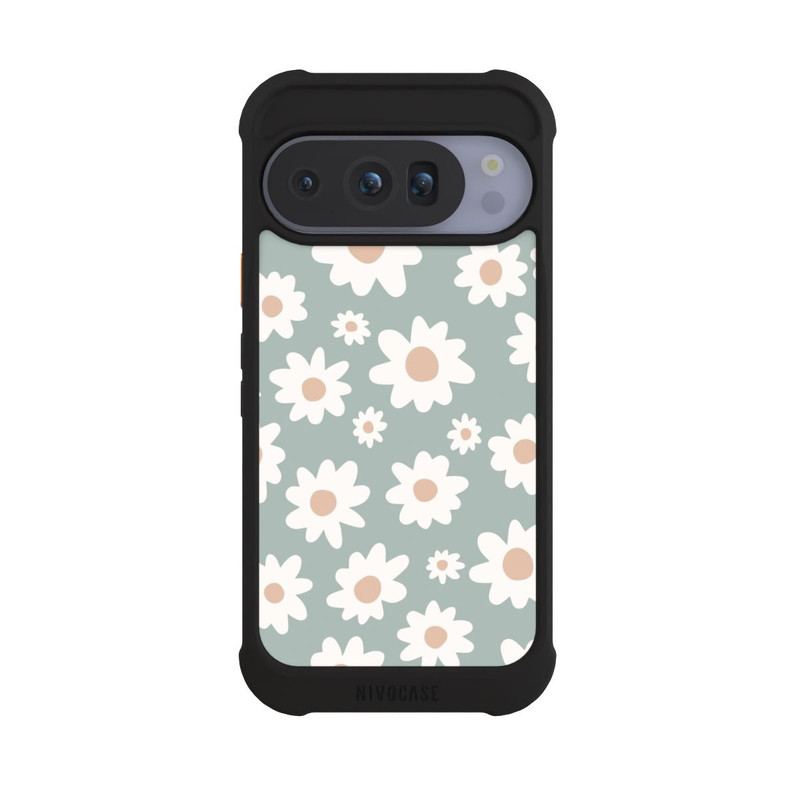 Pixel 10 Pro NIVOmax Gänseblümchen Muster grün