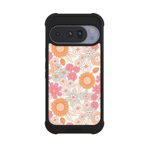 Google Pixel 10 Pro NIVOmax Fleurs Bohémienne Rétro 1