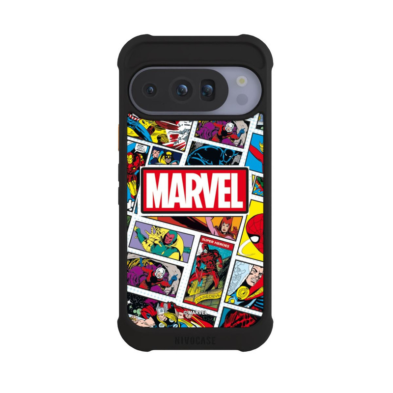 Pixel 10 Pro NIVOmax Marvel Comic Pattern