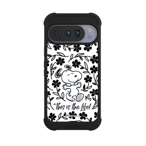 Google Pixel 10 Pro NIVOmax Snoopy This Is The Life Noir &amp; Blanc
