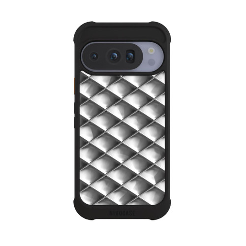 Google Pixel 10 Pro NIVOmax Carrés argentés Glamour