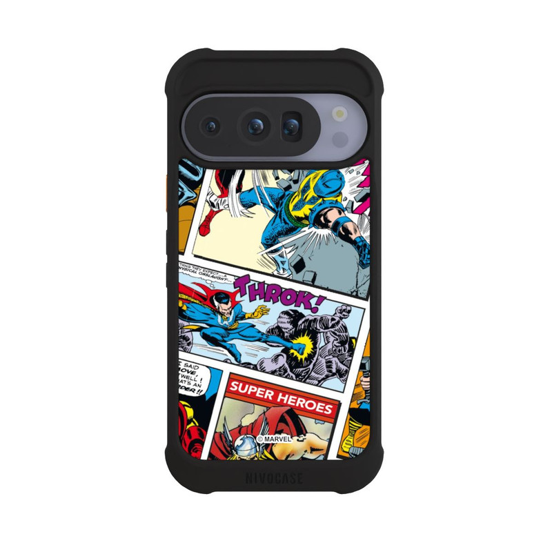 Pixel 10 Pro NIVOmax Marvel Retro Comic Blue