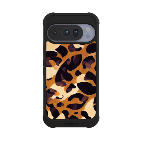 Google Pixel 10 Pro NIVOmax motif lion marron clair