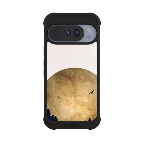 Google Pixel 10 Pro NIVOmax Zwei Vögel vor Mond