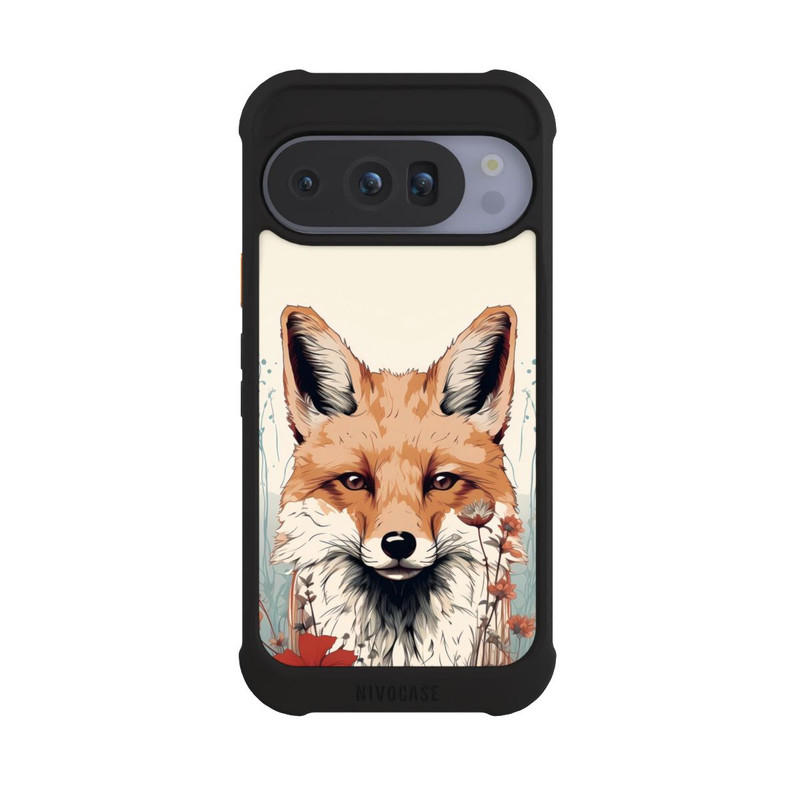 Pixel 10 Pro NIVOmax  Fox with Flowers