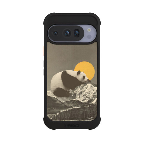 Google Pixel 10 Pro NIVOmax Riesenpanda macht ein Nickerchen