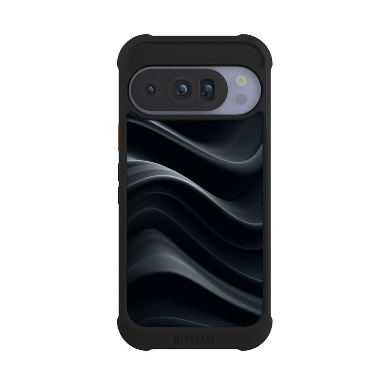 Pixel 10 Pro NIVOmax Black Waves Texture