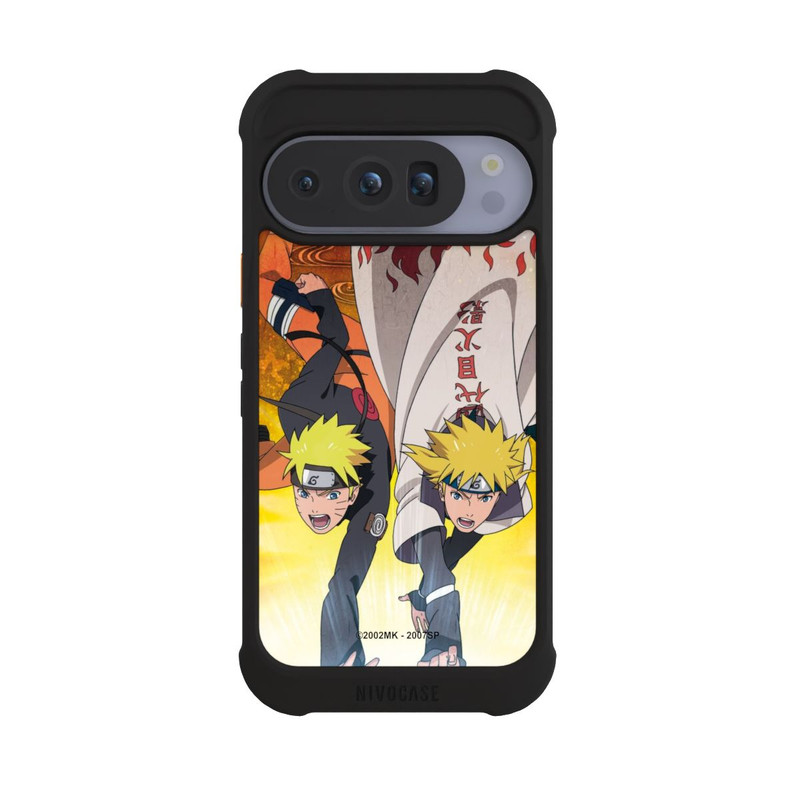 Pixel 10 Pro NIVOmax Naruto Minato père et fils