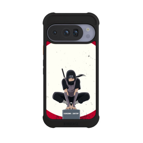 Google Pixel 10 Pro NIVOmax Itachi Uchiha Symbol Roter Hintergrund